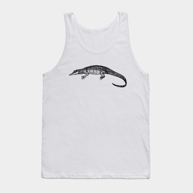 Alligator Tank Top by linesdesigns